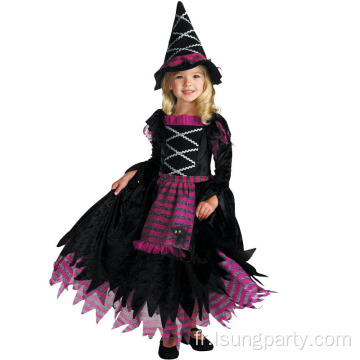 Halloween Girls Horror Ghost Jirt Witch Costume